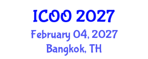 International Conference on Ophthalmology and Optometry (ICOO) February 04, 2027 - Bangkok, Thailand International Conference on Ophthalmology and Optometry (ICOO) February 04, 2027 - Bangkok, Thailand