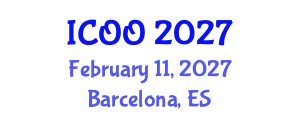 International Conference on Ophthalmology and Optometry (ICOO) February 11, 2027 - Barcelona, Spain International Conference on Ophthalmology and Optometry (ICOO) February 11, 2027 - Barcelona, Spain