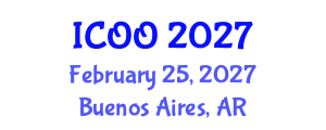 International Conference on Ophthalmology and Optometry (ICOO) February 25, 2027 - Buenos Aires, Argentina International Conference on Ophthalmology and Optometry (ICOO) February 25, 2027 - Buenos Aires, Argentina