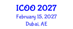 International Conference on Ophthalmology and Optometry (ICOO) February 15, 2027 - Dubai, United Arab Emirates International Conference on Ophthalmology and Optometry (ICOO) February 15, 2027 - Dubai, United Arab Emirates