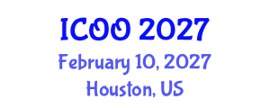 International Conference on Ophthalmology and Optometry (ICOO) February 10, 2027 - Houston, United States International Conference on Ophthalmology and Optometry (ICOO) February 10, 2027 - Houston, United States