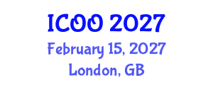 International Conference on Ophthalmology and Optometry (ICOO) February 15, 2027 - London, United Kingdom International Conference on Ophthalmology and Optometry (ICOO) February 15, 2027 - London, United Kingdom