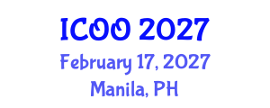 International Conference on Ophthalmology and Optometry (ICOO) February 17, 2027 - Manila, Philippines International Conference on Ophthalmology and Optometry (ICOO) February 17, 2027 - Manila, Philippines