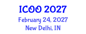 International Conference on Ophthalmology and Optometry (ICOO) February 24, 2027 - New Delhi, India International Conference on Ophthalmology and Optometry (ICOO) February 24, 2027 - New Delhi, India