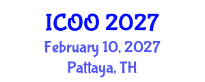 International Conference on Ophthalmology and Optometry (ICOO) February 10, 2027 - Pattaya, Thailand International Conference on Ophthalmology and Optometry (ICOO) February 10, 2027 - Pattaya, Thailand