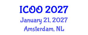 International Conference on Ophthalmology and Optometry (ICOO) January 21, 2027 - Amsterdam, Netherlands International Conference on Ophthalmology and Optometry (ICOO) January 21, 2027 - Amsterdam, Netherlands