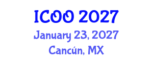 International Conference on Ophthalmology and Optometry (ICOO) January 23, 2027 - Cancún, Mexico