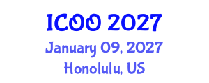 International Conference on Ophthalmology and Optometry (ICOO) January 09, 2027 - Honolulu, United States