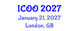International Conference on Ophthalmology and Optometry (ICOO) January 21, 2027 - London, United Kingdom International Conference on Ophthalmology and Optometry (ICOO) January 21, 2027 - London, United Kingdom