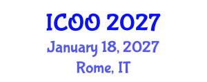 International Conference on Ophthalmology and Optometry (ICOO) January 18, 2027 - Rome, Italy International Conference on Ophthalmology and Optometry (ICOO) January 18, 2027 - Rome, Italy