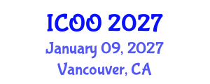 International Conference on Ophthalmology and Optometry (ICOO) January 09, 2027 - Vancouver, Canada International Conference on Ophthalmology and Optometry (ICOO) January 09, 2027 - Vancouver, Canada