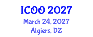 International Conference on Ophthalmology and Optometry (ICOO) March 24, 2027 - Algiers, Algeria International Conference on Ophthalmology and Optometry (ICOO) March 24, 2027 - Algiers, Algeria