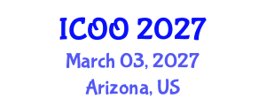 International Conference on Ophthalmology and Optometry (ICOO) March 03, 2027 - Arizona, United States International Conference on Ophthalmology and Optometry (ICOO) March 03, 2027 - Arizona, United States