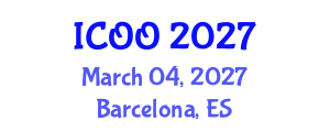 International Conference on Ophthalmology and Optometry (ICOO) March 04, 2027 - Barcelona, Spain International Conference on Ophthalmology and Optometry (ICOO) March 04, 2027 - Barcelona, Spain