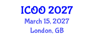 International Conference on Ophthalmology and Optometry (ICOO) March 15, 2027 - London, United Kingdom International Conference on Ophthalmology and Optometry (ICOO) March 15, 2027 - London, United Kingdom