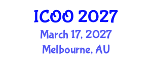 International Conference on Ophthalmology and Optometry (ICOO) March 17, 2027 - Melbourne, Australia International Conference on Ophthalmology and Optometry (ICOO) March 17, 2027 - Melbourne, Australia