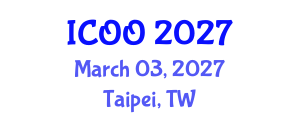 International Conference on Ophthalmology and Optometry (ICOO) March 03, 2027 - Taipei, Taiwan International Conference on Ophthalmology and Optometry (ICOO) March 03, 2027 - Taipei, Taiwan