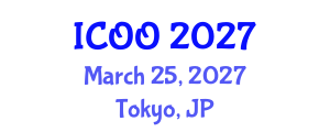 International Conference on Ophthalmology and Optometry (ICOO) March 25, 2027 - Tokyo, Japan International Conference on Ophthalmology and Optometry (ICOO) March 25, 2027 - Tokyo, Japan