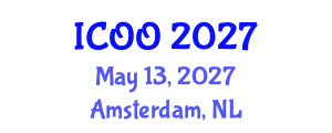 International Conference on Ophthalmology and Optometry (ICOO) May 13, 2027 - Amsterdam, Netherlands International Conference on Ophthalmology and Optometry (ICOO) May 13, 2027 - Amsterdam, Netherlands