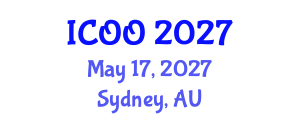 International Conference on Ophthalmology and Optometry (ICOO) May 17, 2027 - Sydney, Australia International Conference on Ophthalmology and Optometry (ICOO) May 17, 2027 - Sydney, Australia