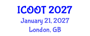 International Conference on Ophthalmology and Optometry Therapeutics (ICOOT) January 21, 2027 - London, United Kingdom International Conference on Ophthalmology and Optometry Therapeutics (ICOOT) January 21, 2027 - London, United Kingdom