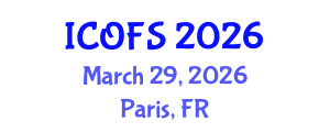 International Conference on Optical Fiber Sensors (ICOFS) March 29, 2026 - Paris, France