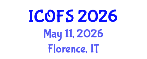 International Conference on Optical Fiber Sensors (ICOFS) May 11, 2026 - Florence, Italy International Conference on Optical Fiber Sensors (ICOFS) May 11, 2026 - Florence, Italy