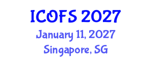 International Conference on Optical Fiber Sensors (ICOFS) January 11, 2027 - Singapore, Singapore International Conference on Optical Fiber Sensors (ICOFS) January 11, 2027 - Singapore, Singapore