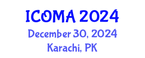 International Conference on Optical Metrology and Applications (ICOMA) December 30, 2024 - Karachi, Pakistan