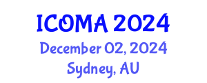International Conference on Optical Metrology and Applications (ICOMA) December 02, 2024 - Sydney, Australia