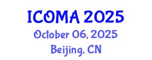 International Conference on Optical Metrology and Applications (ICOMA) October 06, 2025 - Beijing, China