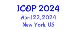 International Conference on Optics and Photonics (ICOP) April 22, 2024 - New York, United States