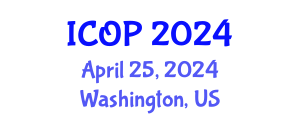 International Conference on Optics and Photonics (ICOP) April 25, 2024 - Washington, United States