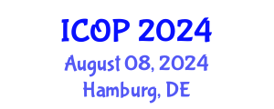 International Conference on Optics and Photonics (ICOP) August 08, 2024 - Hamburg, Germany