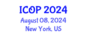 International Conference on Optics and Photonics (ICOP) August 08, 2024 - New York, United States