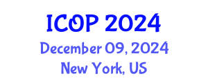 International Conference on Optics and Photonics (ICOP) December 09, 2024 - New York, United States