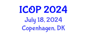 International Conference on Optics and Photonics (ICOP) July 18, 2024 - Copenhagen, Denmark