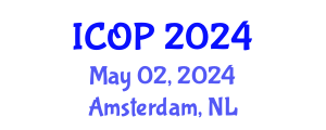 International Conference on Optics and Photonics (ICOP) May 02, 2024 - Amsterdam, Netherlands