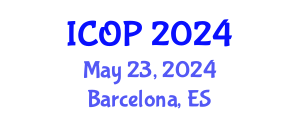 International Conference on Optics and Photonics (ICOP) May 23, 2024 - Barcelona, Spain