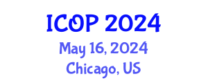 International Conference on Optics and Photonics (ICOP) May 16, 2024 - Chicago, United States