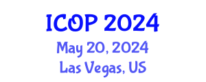 International Conference on Optics and Photonics (ICOP) May 20, 2024 - Las Vegas, United States