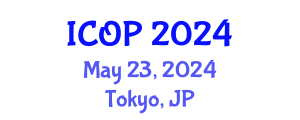 International Conference on Optics and Photonics (ICOP) May 23, 2024 - Tokyo, Japan