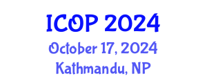 International Conference on Optics and Photonics (ICOP) October 17, 2024 - Kathmandu, Nepal