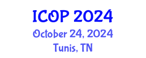 International Conference on Optics and Photonics (ICOP) October 24, 2024 - Tunis, Tunisia