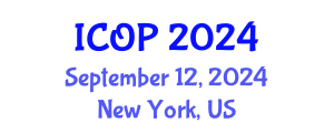 International Conference on Optics and Photonics (ICOP) September 12, 2024 - New York, United States