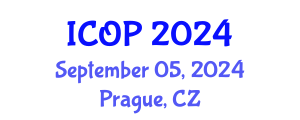 International Conference on Optics and Photonics (ICOP) September 05, 2024 - Prague, Czechia