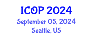International Conference on Optics and Photonics (ICOP) September 05, 2024 - Seattle, United States