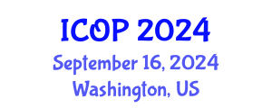 International Conference on Optics and Photonics (ICOP) September 16, 2024 - Washington, United States
