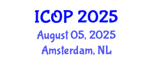 International Conference on Optics and Photonics (ICOP) August 05, 2025 - Amsterdam, Netherlands