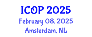 International Conference on Optics and Photonics (ICOP) February 08, 2025 - Amsterdam, Netherlands